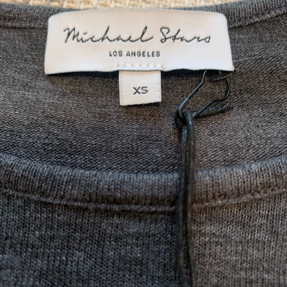 MICHAEL STARS Hally Faux Wrap Long Sleeve Dress - Picture 5 of 8